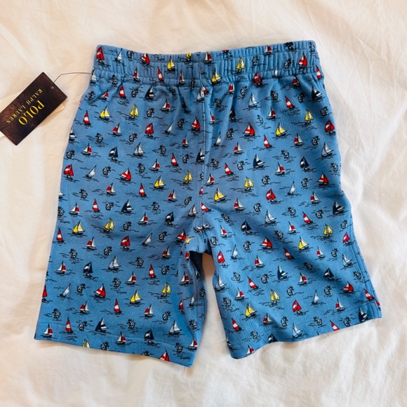 Polo Ralph Lauren Sailboat-Print Spa Terry Shorts - Picture 6 of 7